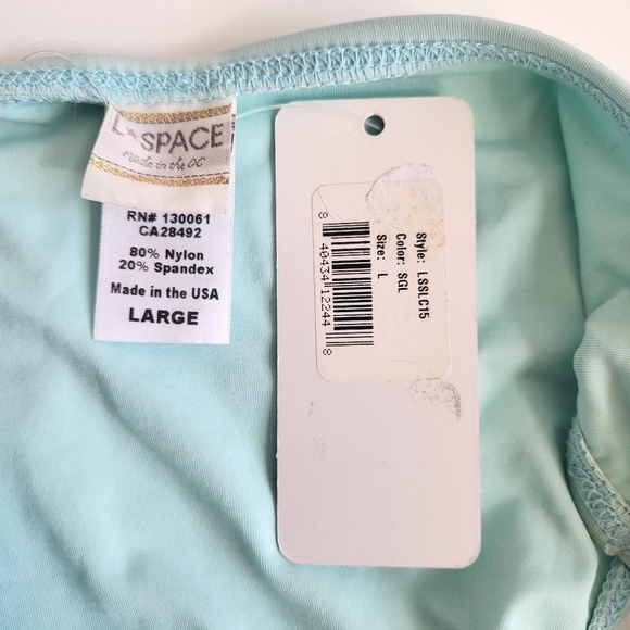 New L*Space Sly Bikini Bottoms in Seaglass NWT Size Large - Picture 10 of 12